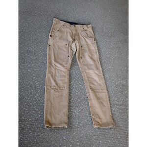 Dovetail The Maven Slim Double Knee Jeans Sz 6 Tan Brown 29X28